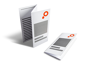 Modèles d'impression pour dépliants et flyers pliés